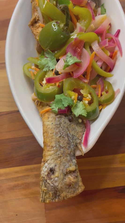 Fried Escovitch Fish